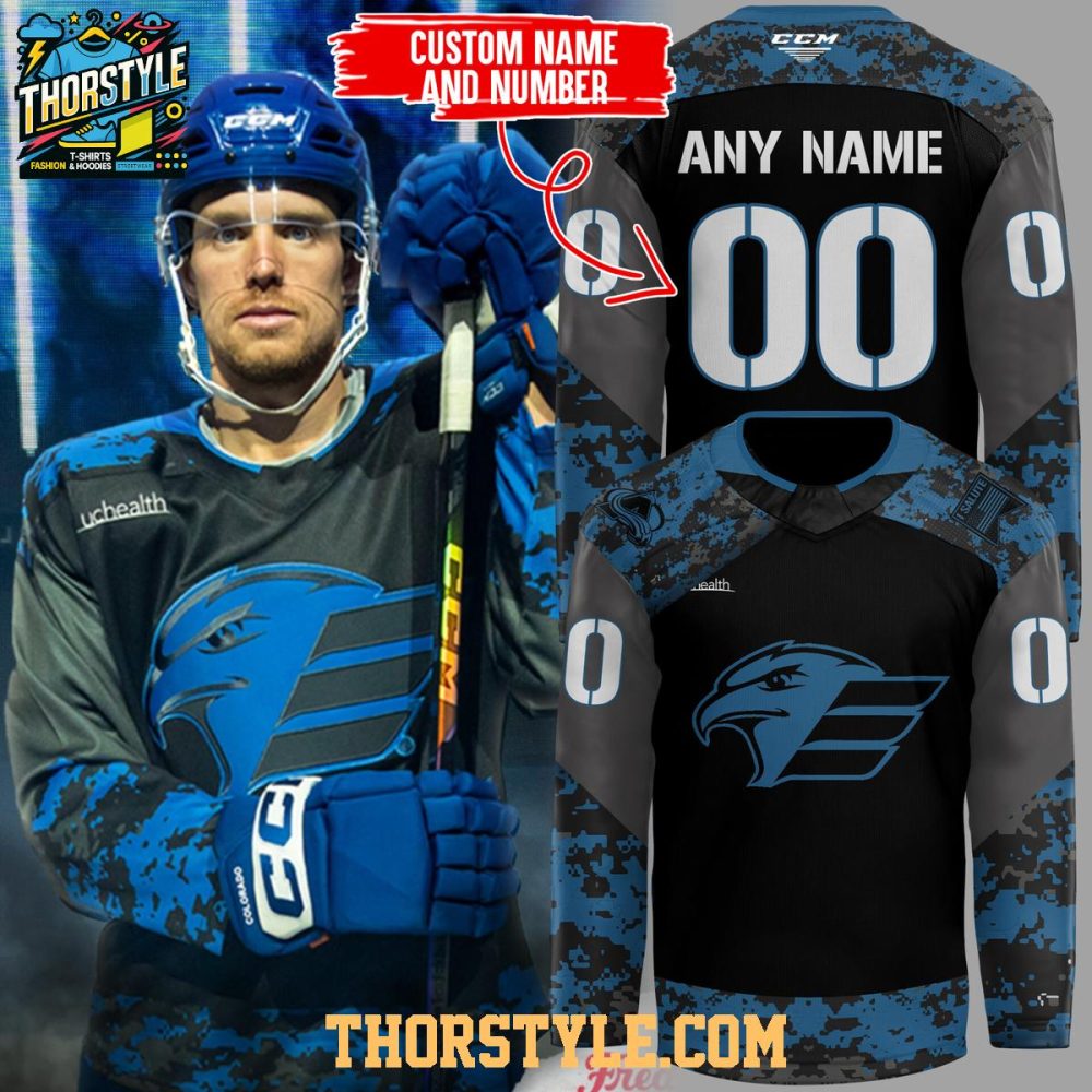 Colorado Eagles Military Appreciation Night 2026 Personalized Jersey