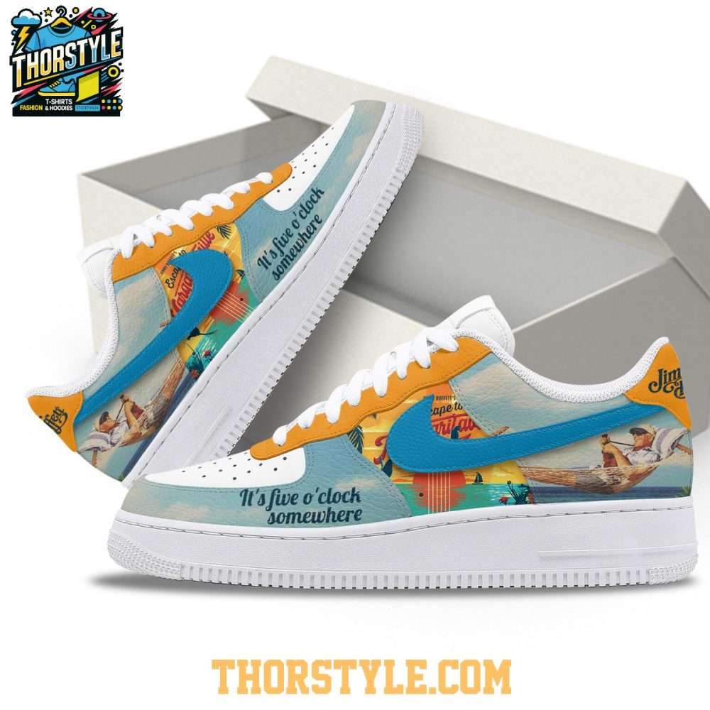 Jimmy Buffet 5 O'Clock Somewhere 2025 Personalized Air Force 1 Shoes