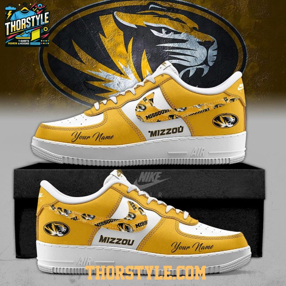 Missouri Tigers Freedom 2025 M-I-Z Z-O-U Personalized Air Force 1 Shoes