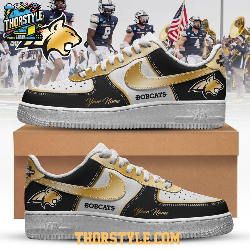 Montana State Bobcats Football 2025-2026 Personalized Air Force 1 Shoes