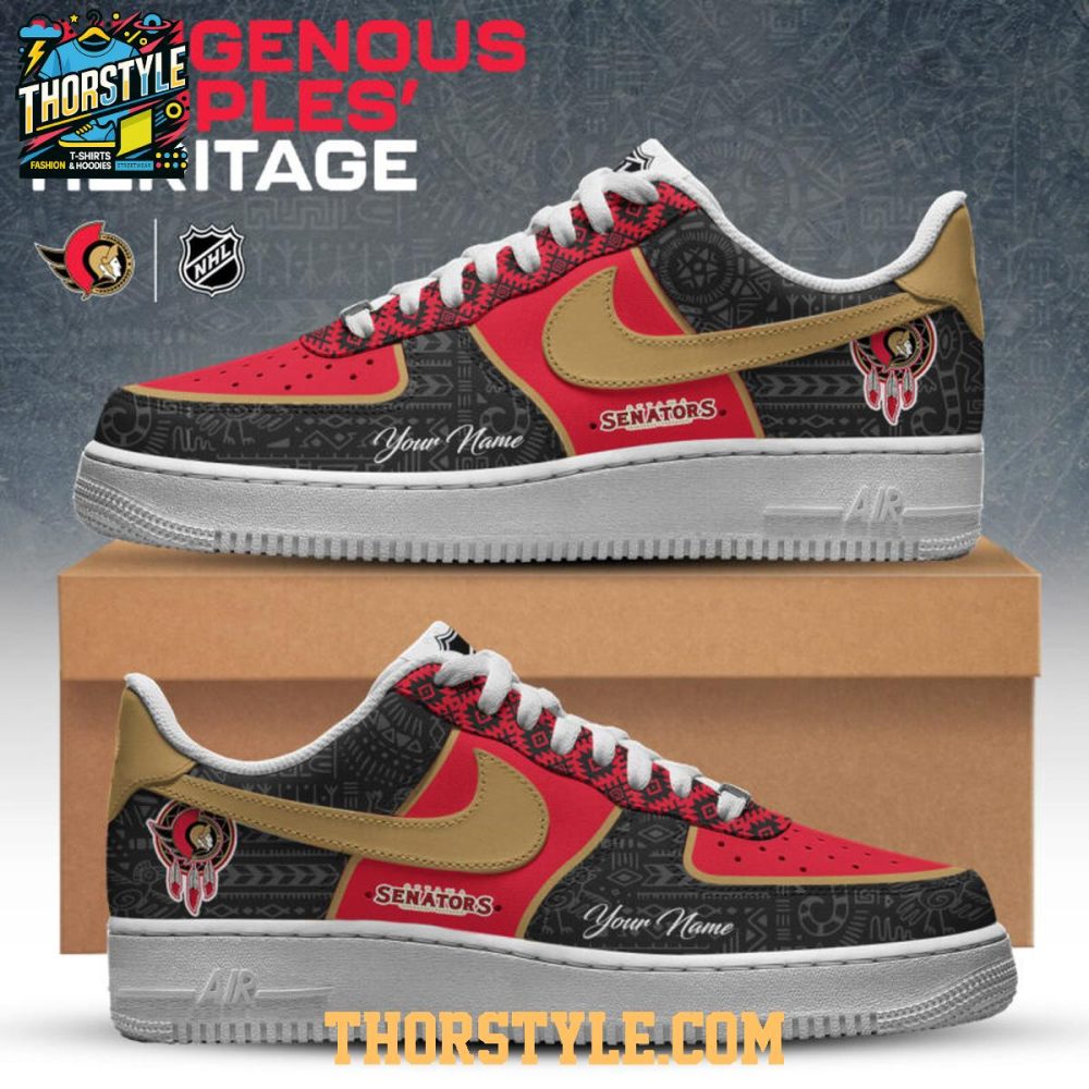 Ottawa Senators Indigenous Peoples Heritage 2025 Personalized Air Force 1 Shoes