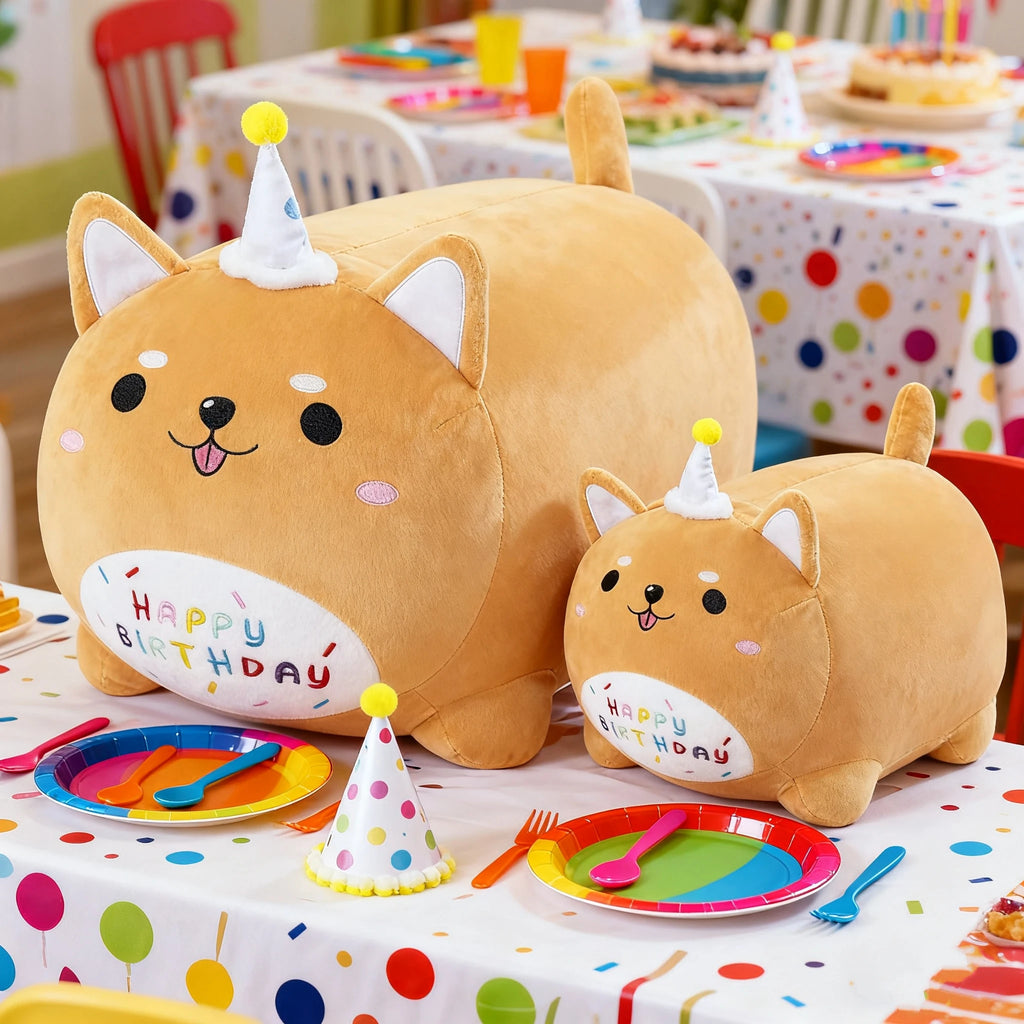 9.8''/15.7'' Corgi Plush Stuffed Animals Birthdays Gifts, Corgi Plush Pillow Soft Plushie, Birthday Gifts for Kids Girlfriend