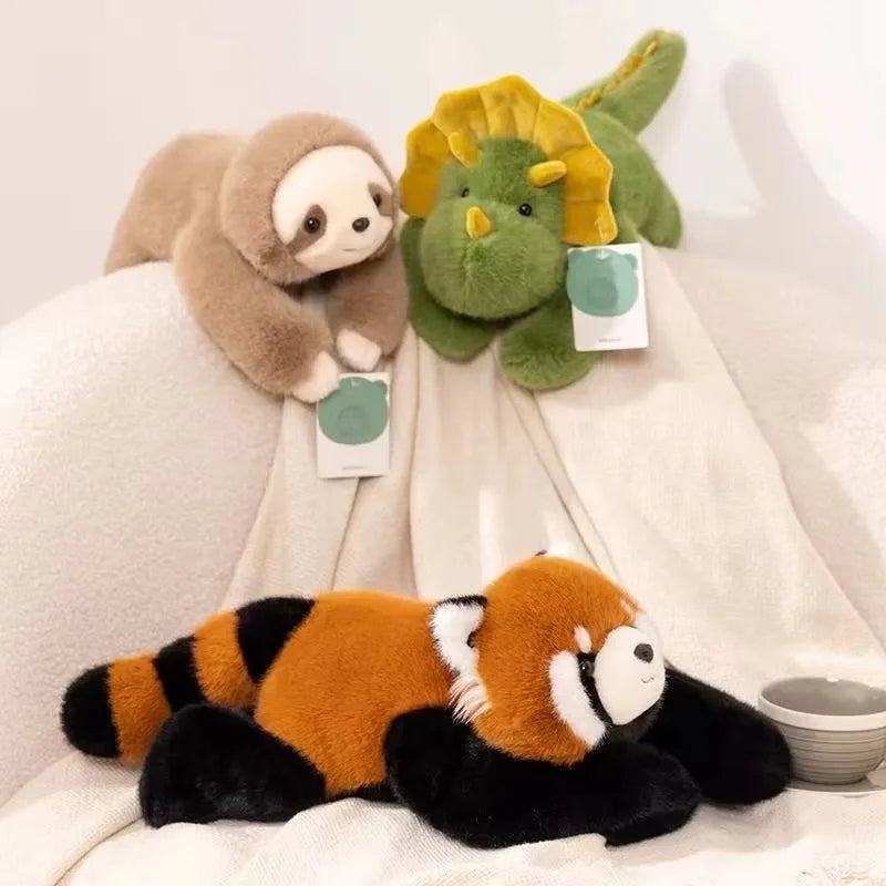 65CM Cozy Weighted Long Arm Animal Plush Pillow Super Soft Fluffy Stuffed Toy Comfortable Decompression Gift For Boys Girls