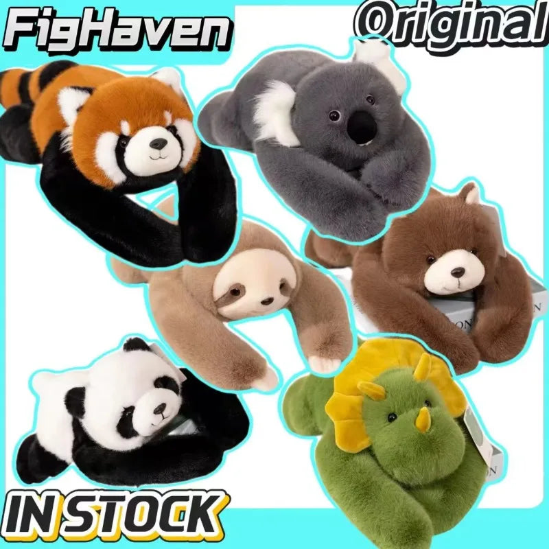 65CM Cozy Weighted Long Arm Animal Plush Pillow Super Soft Fluffy Stuffed Toy Comfortable Decompression Gift For Boys Girls